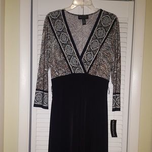 Animal Print dress flared bottom